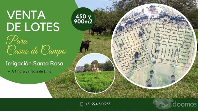 Venta de Lotes para Casa de Campo