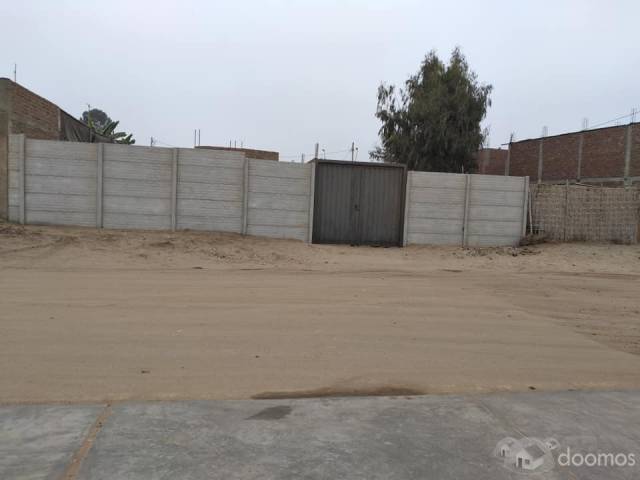 REMAQTO TERRENO CERCADO DOBLE FRENTE EN CHILCA 700MTS