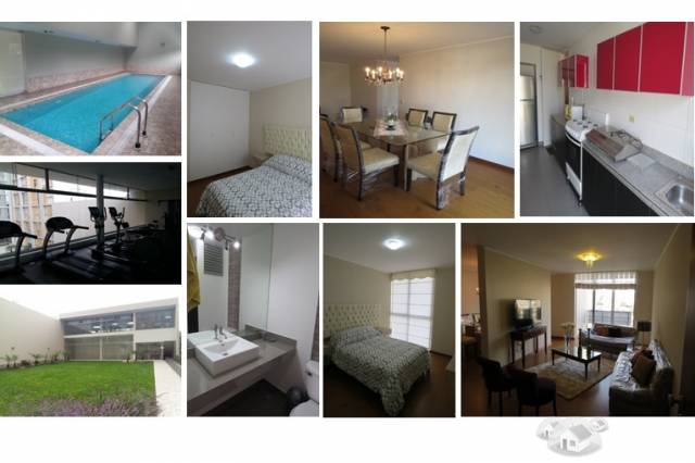 ALQUILER  MIRAFLORES – AV. DIEZ CANSECO – ESTRENO AMOBLADO - $1,300  – 2 ESTAC.-  CON PISCINA TEMPERADA TECHADA, GIMNASIO y SALA DE REUNIONES.