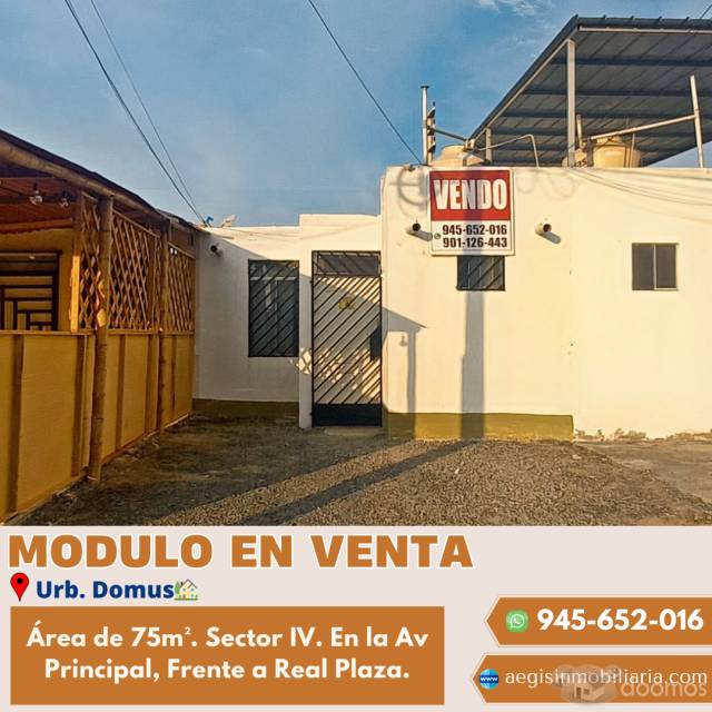 Vendo Modulo Domus Paseo del Mar Nuevo Chimbote