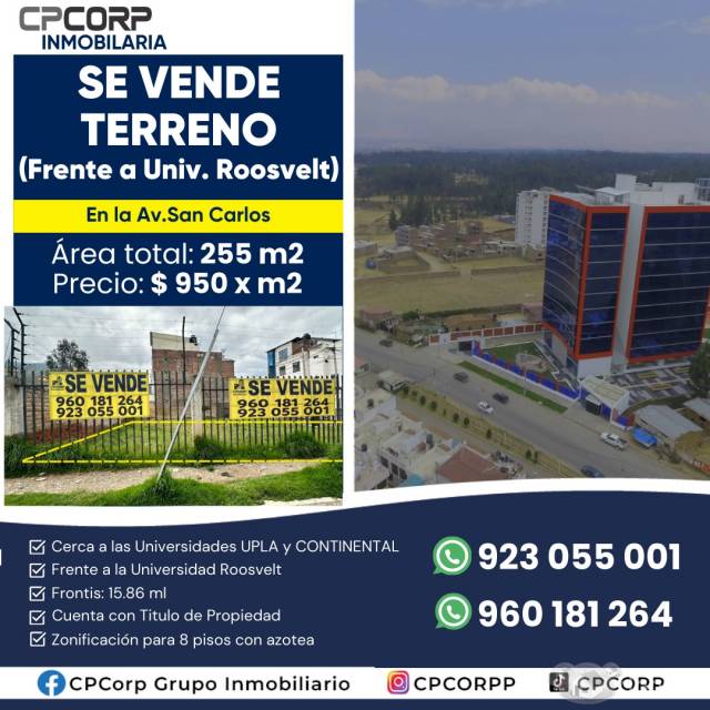 Venta De Terreno Comercial, inversion asegurada