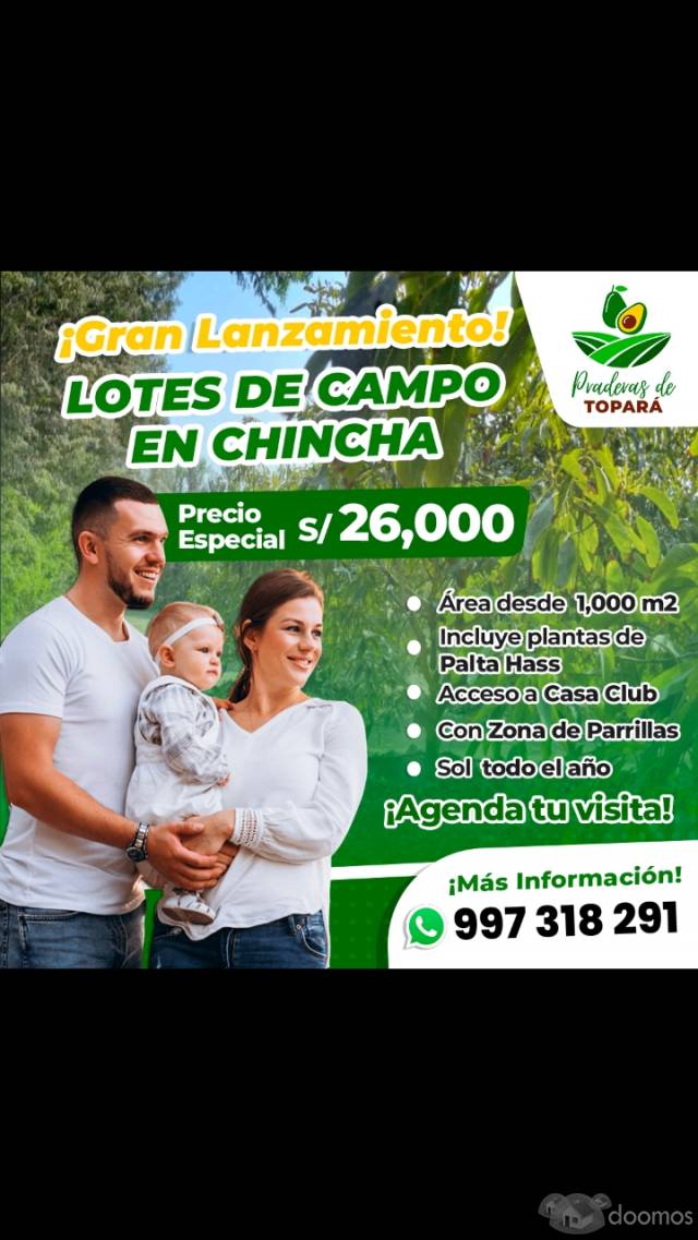 Terrenos para casa de campo