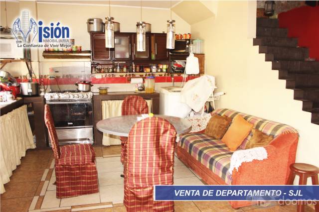 VENTA DE DEPARTAMENTO EN EL TERCER PISO EN SJL ALTURA DE CUADRA 4 DE LA AVENIDA GRAN CHIMU  JIRON LOS AMAUTAS Nº 491