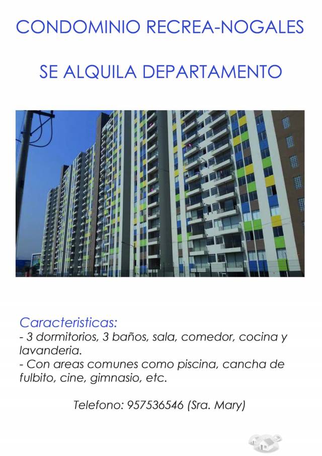 ALQUILO DEPARTAMENTO