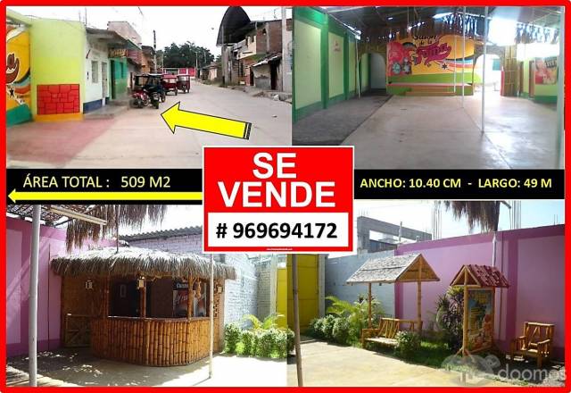 Vendo local comercial de 509 M2 en Chulucanas