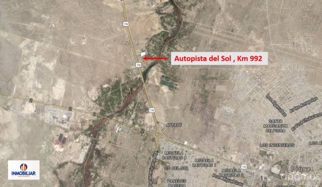 Venta de terreno de 19,500 m2 en Autopista del Sol, Piura