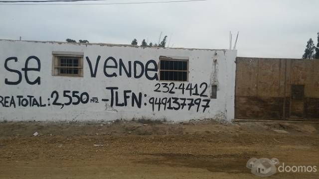 VENDO TERRENO EN LA AV. EL MILAGRO - SANTA MARIA HUACHO