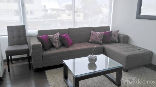 LINDO APARTAMENTO 1 DORM FULL AMOBLADO SEMI ESTRENO - EDIF CON CLUB HOUSE MALECON MIRAFLORES