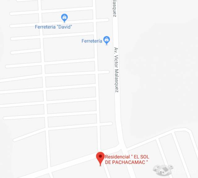 VENTA DE TERRENO EN PACHACAMAC