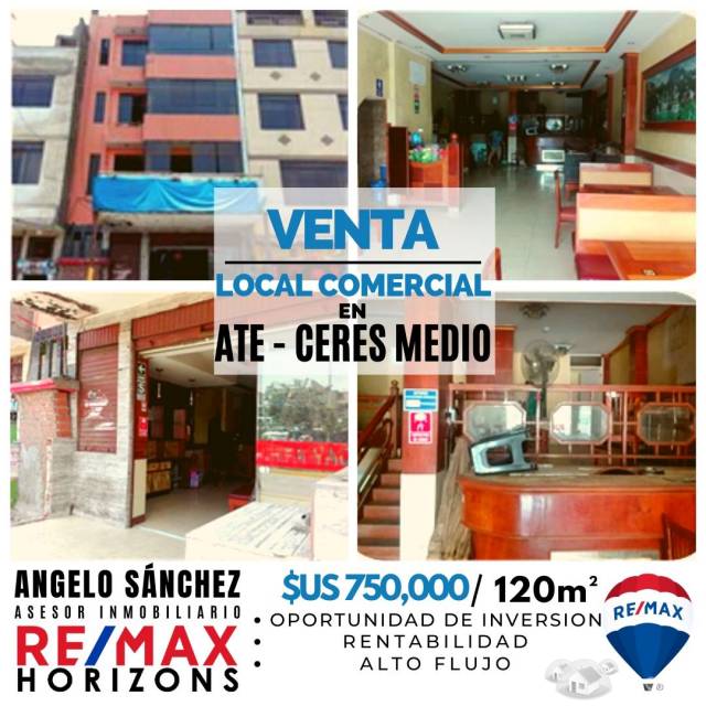 Venta de Edificio Comercial en Ate Vitarte