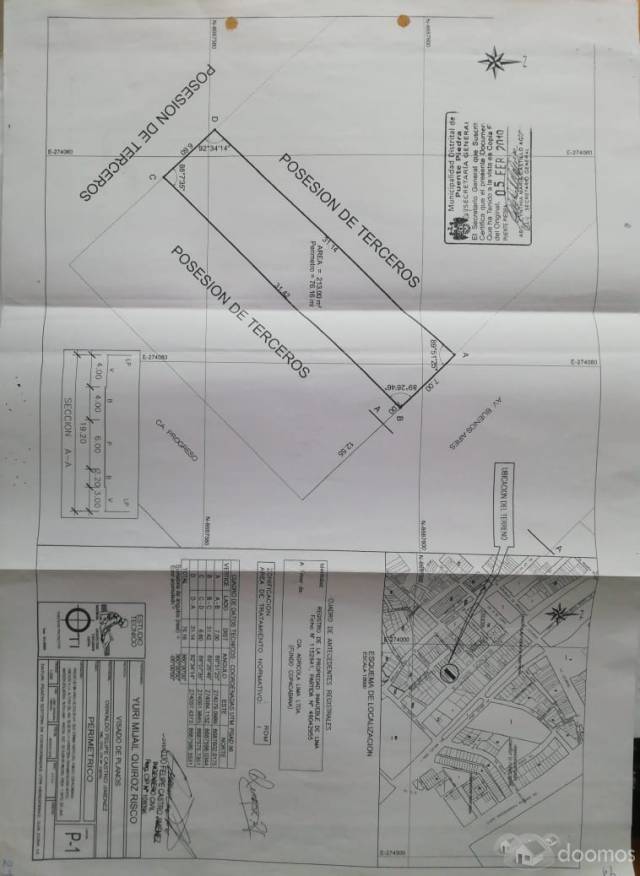 ALQUILER TERRENO ZONA COMERCIAL 200 M2