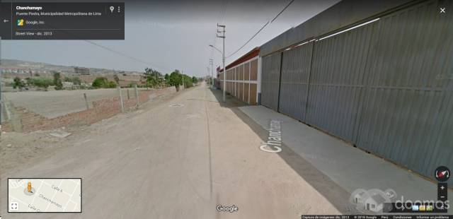 VENTA DE TERRENO INDUSTRIAL LIVIANA 4500 m2 Puente Piedra