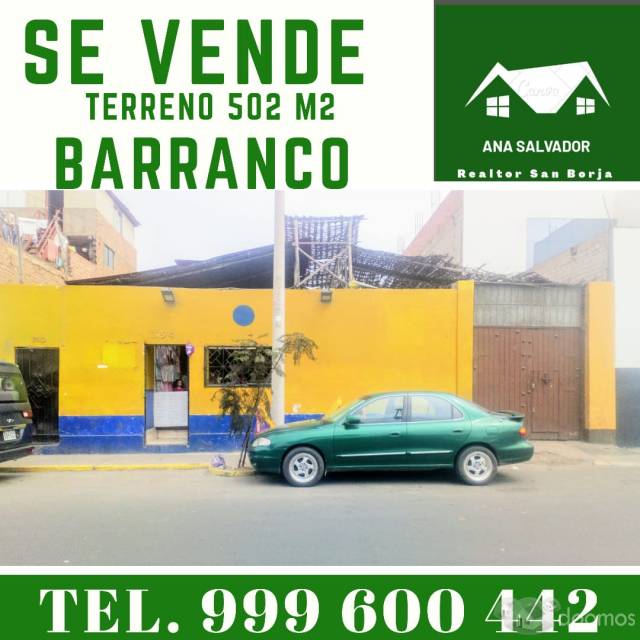 TERRENO EN BARRANCO BUEN PRECIO