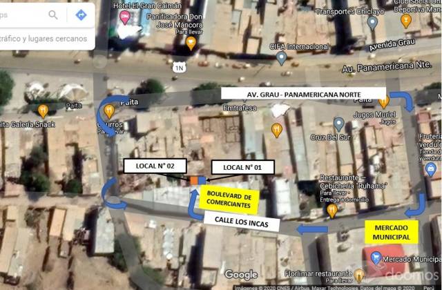 ALQUILO LOCAL COMERCIAL DE 12M2 EN MANCORA - CERCA AL MERCADO