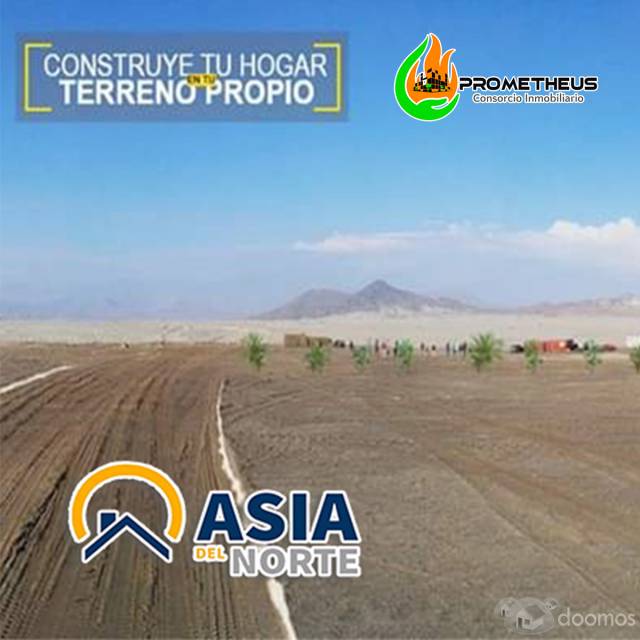 OPORTUNIDAD VENTA DE LOTE CON 200 M2 DESDE S/. 11,000 EN NUEVO CHIMBOTE ASIA DEL NORTE