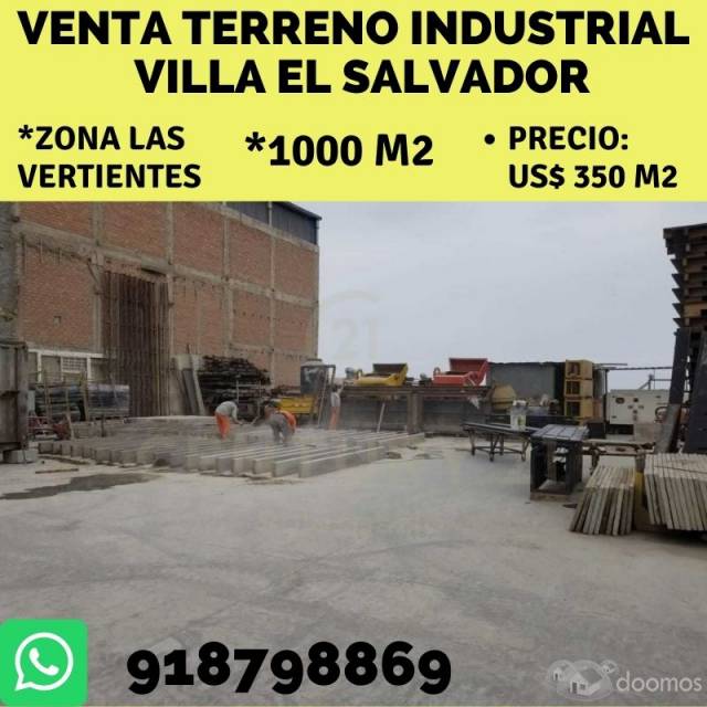 VENTA DE TERRENO INDUSTRIAL